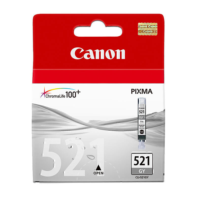 Canon CLI521 Grey Ink Cartridge 1,370 pages - CLI521GY