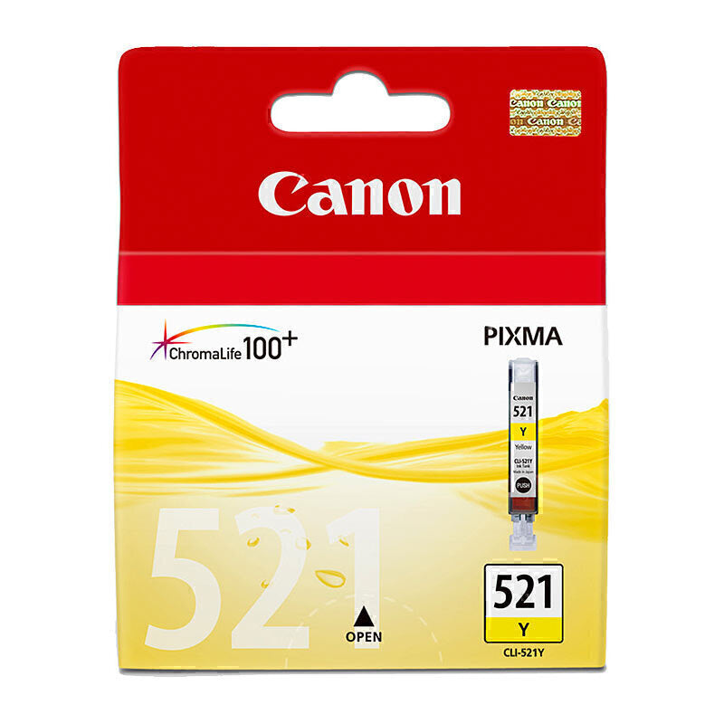Canon CLI521 Yellow Ink Cartridge 477 pages - CLI521Y