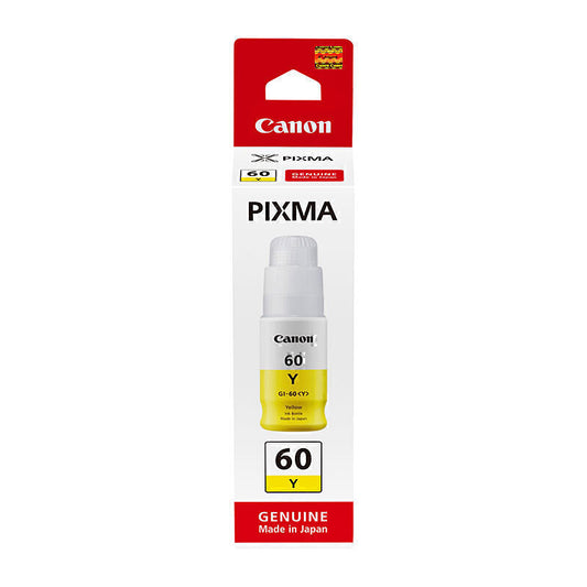Canon GI60 Yellow Ink Bottle 7,700 pages - GI60Y