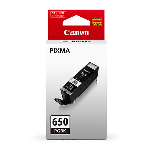 Canon PGI650 Black Ink Cartridge 300 A4 Pages (ISO/IEC 24711) - PGI650BK