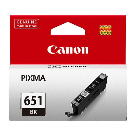 Canon CLI651 Black Ink Cartridge 1795 A4 Pages (ISO/IEC 24711) - CLI651BK