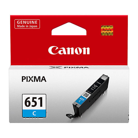 Canon CLI651 Cyan Ink Cartridge 332 A4 pages (ISO/IEC 24711) - CLI651C