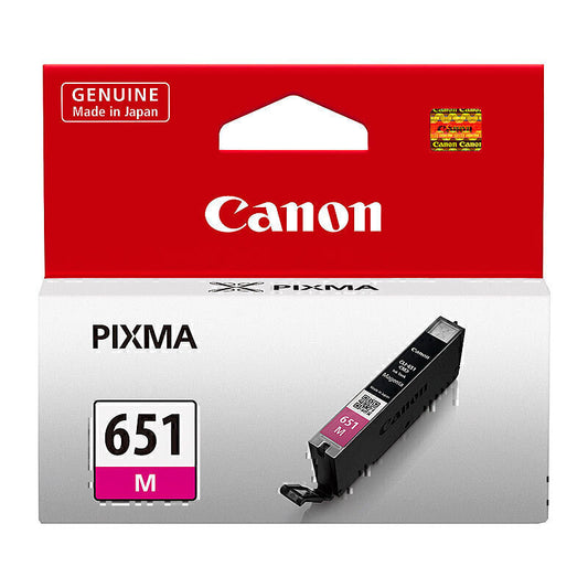 Canon CLI651 Magenta Ink Cartridge 319 A4 Pages (ISO/IEC 24711) - CLI651M