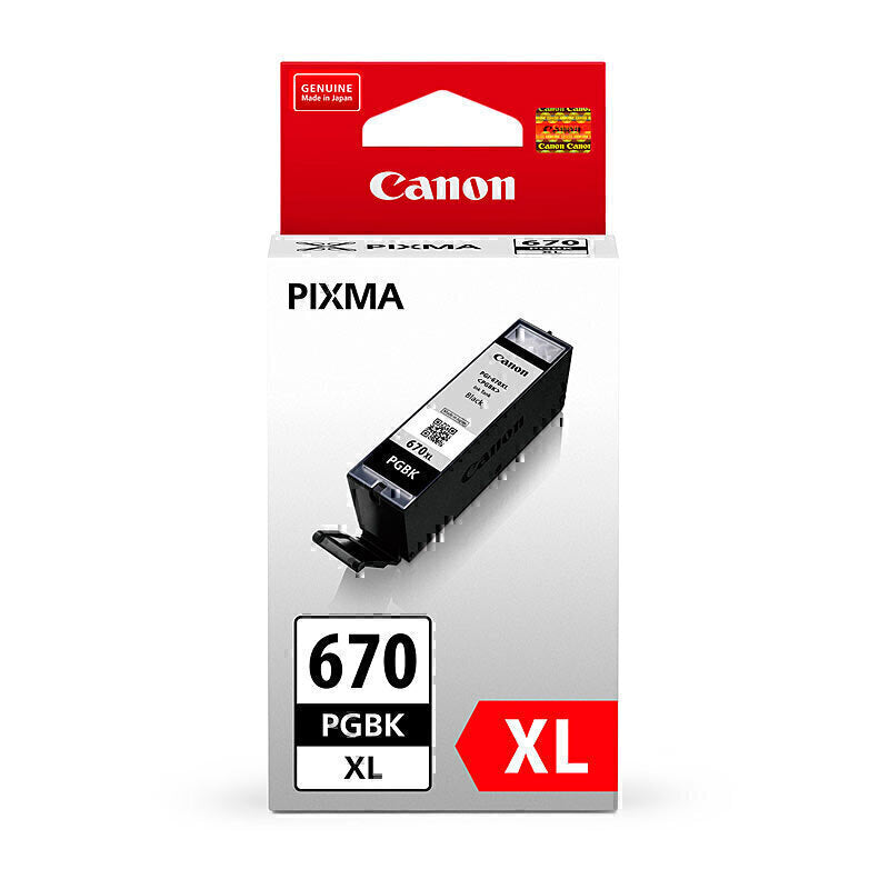 Canon PGI670XL Black Ink Cartridge 500 A4 - 3900 4x6 - PGI670XLBK
