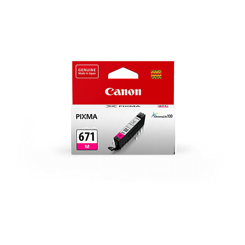 Canon CLI671 Magenta Ink Cartridge 311 A4 - 173 4 x 6 - CLI671M