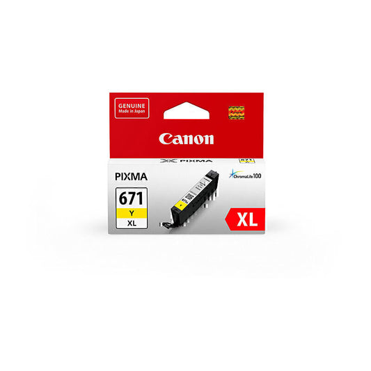 Canon CLI671XL Yellow Ink Cartridge 680 A4 - 375 4 x 6 - CLI671XLY