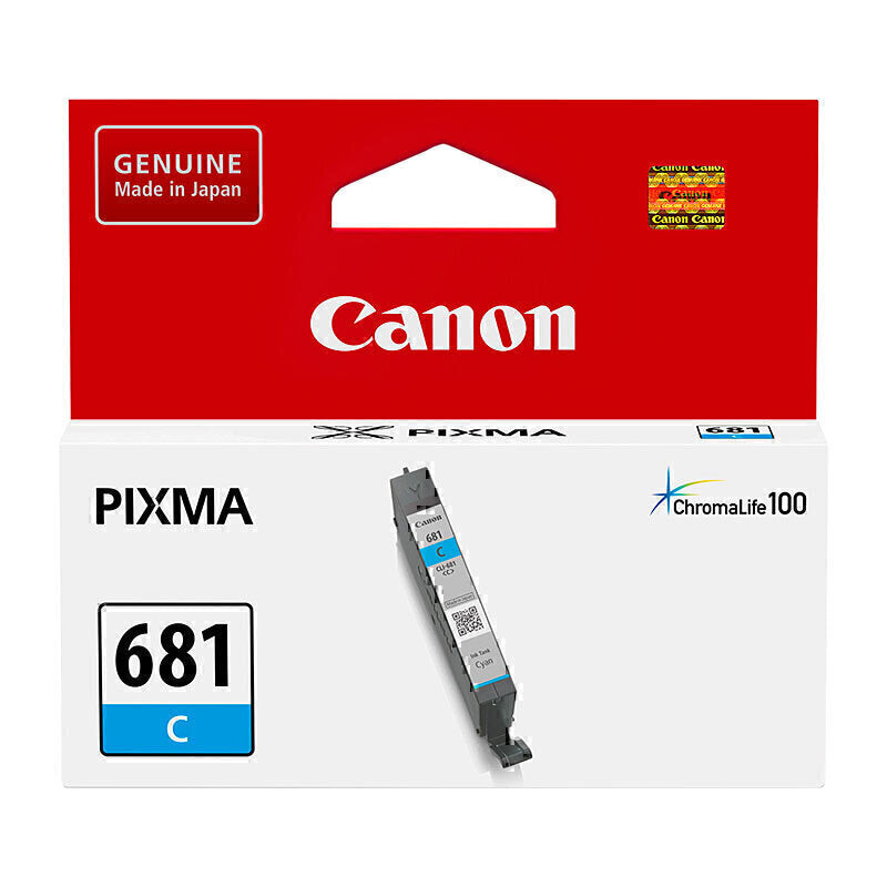 Canon CLI681 Cyan Ink Cartridge 250 pages ISO/IEC 24711 - CLI681C