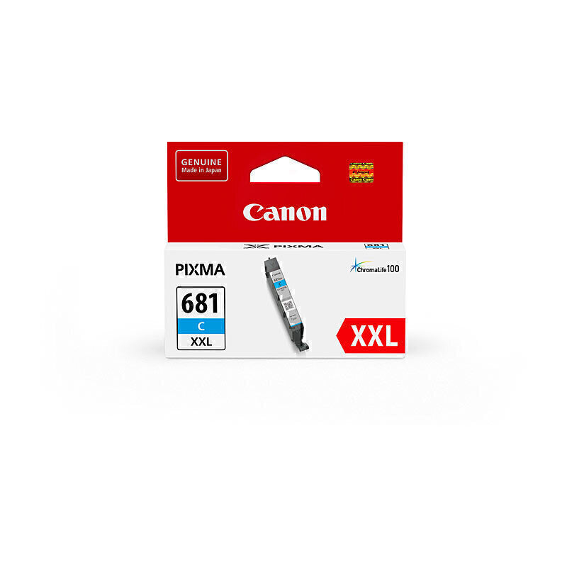 Canon CLI681XXL Cyan Ink Cartridge 760 pages ISO/IEC 24711 - CLI681XXLC