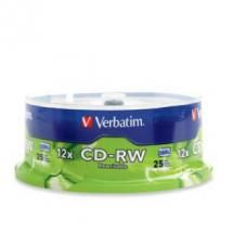 Verbatim CD-RW 700MB 25Pk Spindle 12x 95155