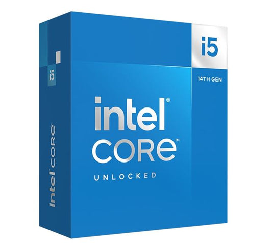 Intel i5 14600K CPU 4GHz (5.3GHz Turbo) 14th Gen LGA1700 14-Cores 20-Threads 24MB 125W UHD Graphics 770 Unlocked Retail Raptor Lake no Fan BX8071514600K