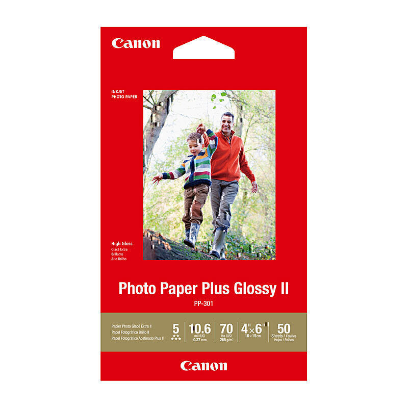 Canon 4x6 Glossy Photo Paper 50 sheets - PP3014X6-50