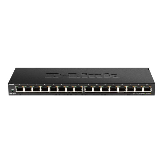 D-Link 16-Port Low Profile Gigabit Unmanaged Switch [DGS-1016S]  - DGS-1016S