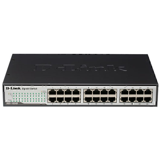 D-Link 24-Port Gigabit Unmanaged Switch  - DGS-1024D