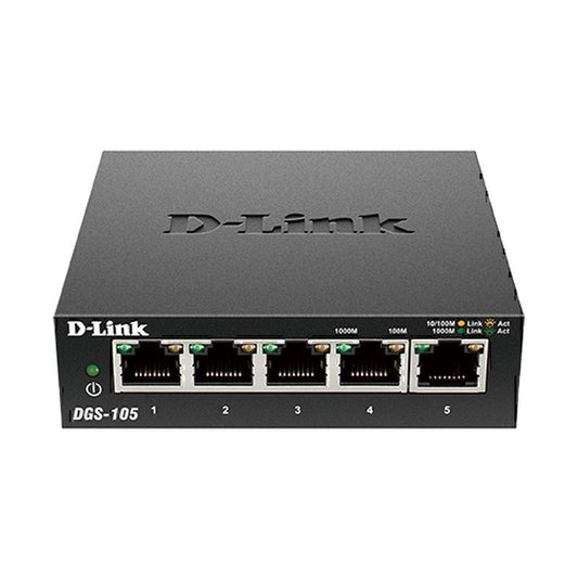 D-Link 5-Port Gigabit Desktop Switch  - DGS-105