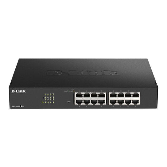 D-Link 16-Port Gigabit Smart Managed Switch  - DGS-1100-16V2