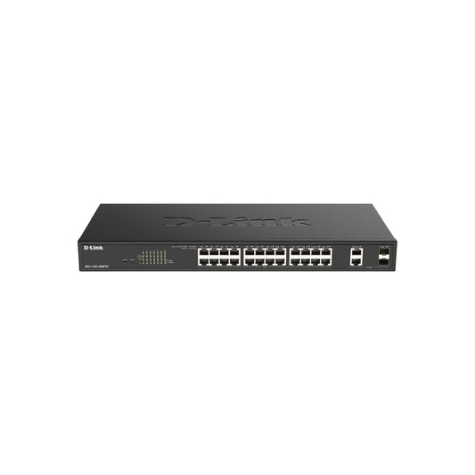 D-Link 26-Port Gigabit Smart Managed PoE Switch  - DGS-1100-26MPV2