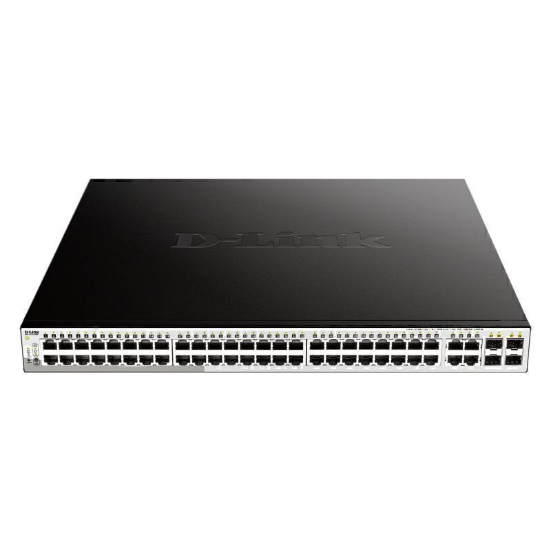 D-Link 52-Port Gigabit Smart Managed PoE Switch with 52 RJ45 ports [DGS-1210-52MP]  - DGS-1210-52MP