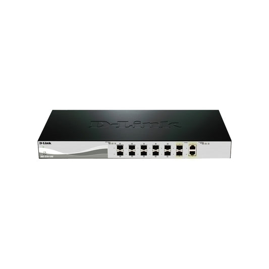 D-Link 12-Port 10 Gigabit Smart Managed Switch with 2 10GBase-T (Combo) ports  - DXS-1210-12SC