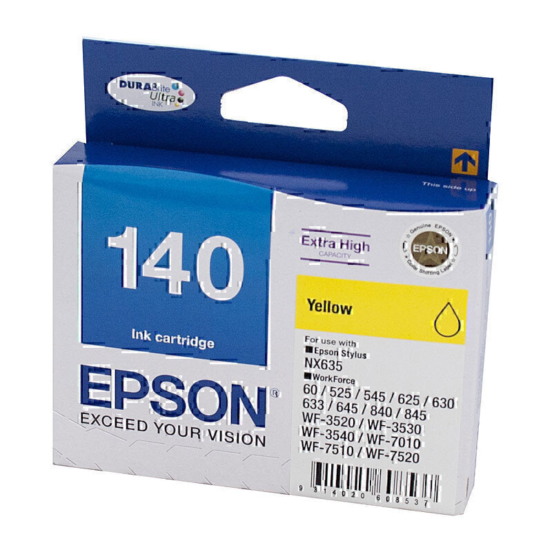 Epson 140 Yellow Ink Cartridge 755 pages - C13T140492