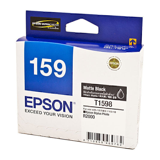 Epson 1598 Matte Black Ink Cartridge  - C13T159890