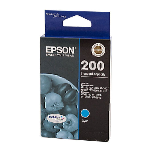 Epson 200 Cyan Ink Cartridge 165 pages - C13T200292