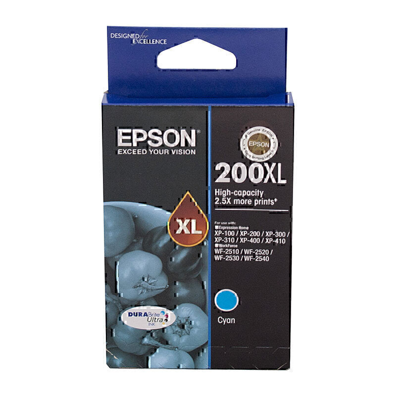 Epson 200XL Cyan Ink Cartridge 450 pages - C13T201292