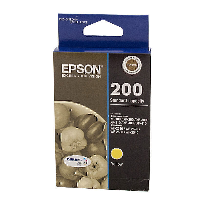 Epson 200 Yellow Ink Cartridge 165 pages - C13T200492