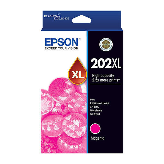 Epson 202XL Magenta Ink Cartridge  - C13T02P392