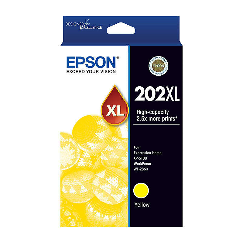 Epson 202XL Yellow Ink Cartridge  - C13T02P492