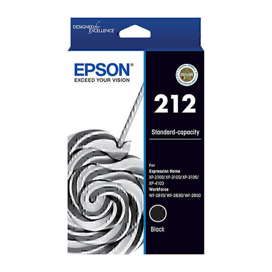 Epson 212 Black Ink Cartridge  - C13T02R192