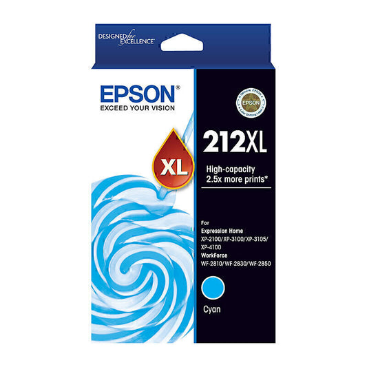 Epson 212XL Cyan Ink Cartridge  - C13T02X292
