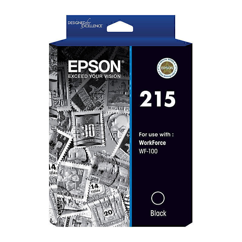 Epson 215 Black Ink Cartridge 250 pages - C13T215192