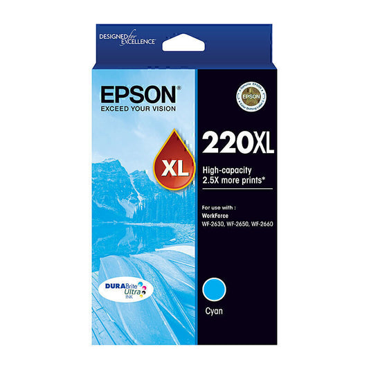 Epson 220XL Cyan Ink Cartridge 450 pages - C13T294292