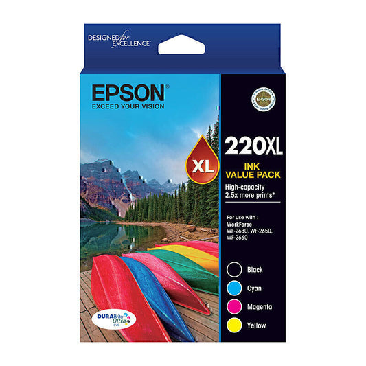 Epson 220XL 4 Ink Value Pack  - C13T294692