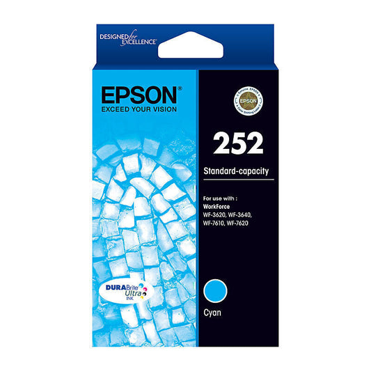 Epson 252 Cyan Ink Cartridge 300 pages - C13T252292