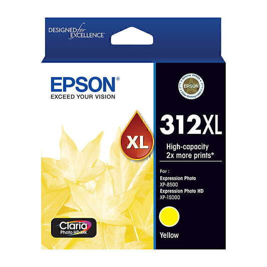 Epson 312XL Yellow Ink Cartridge  - C13T183492