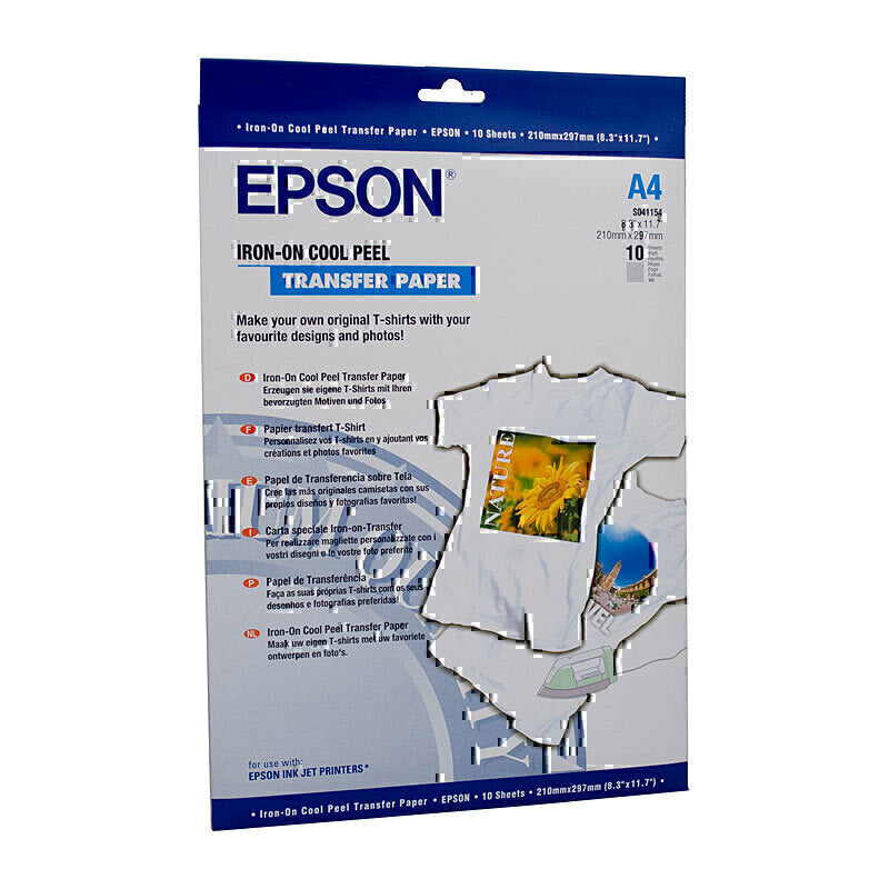 Epson Iron on Transfers 10 sheets - C13S041154