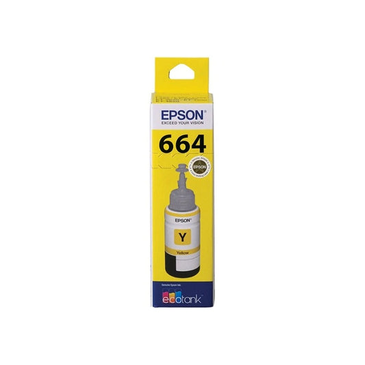 Epson T664 Yellow EcoTank Bottle  - C13T664492