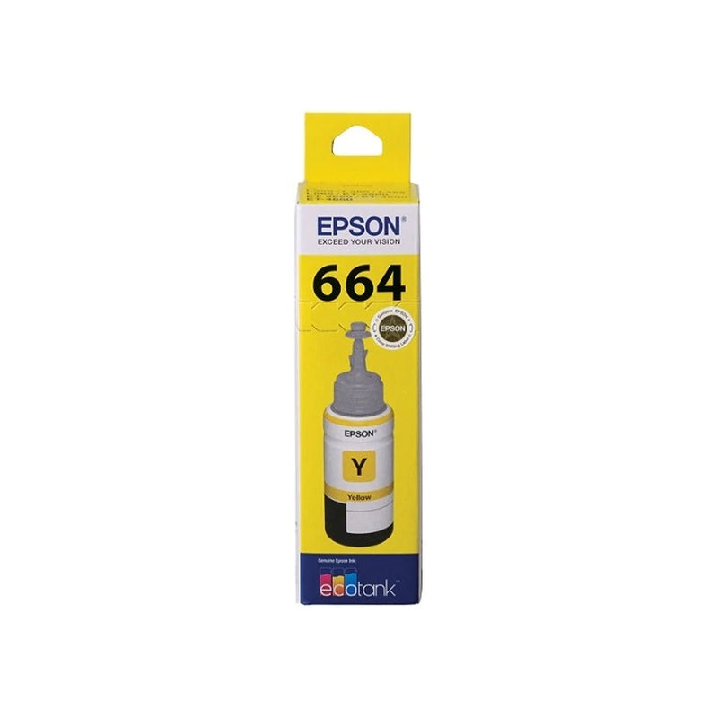 Epson T664 Yellow EcoTank Bottle 70ml - C13T664492