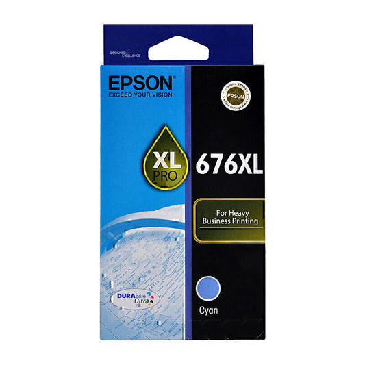 Epson 676XL Cyan Ink Cartridge 1,200 pages - C13T676292