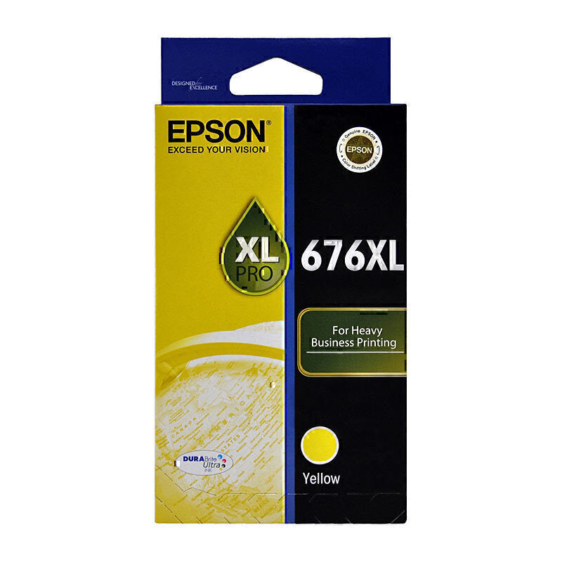 Epson 676XL Yellow Ink Cartridge 1,200 pages - C13T676492