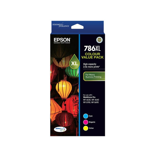 Epson 786XL 3 Colour Value Pack Refer to singles - C13T787592