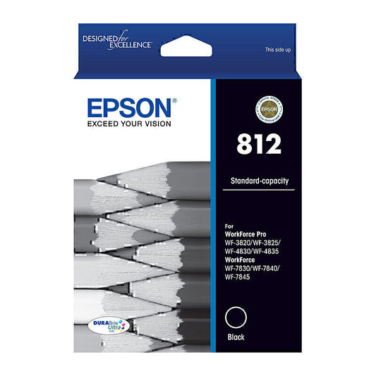 Epson 812 Black Ink Cartridge 350 pages - C13T05D192