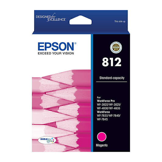 Epson 812 Magenta Ink Cartridge 300 pages - C13T05D392