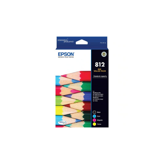 Epson 812 4 Ink Value Pack Refer to singles - C13T05D692