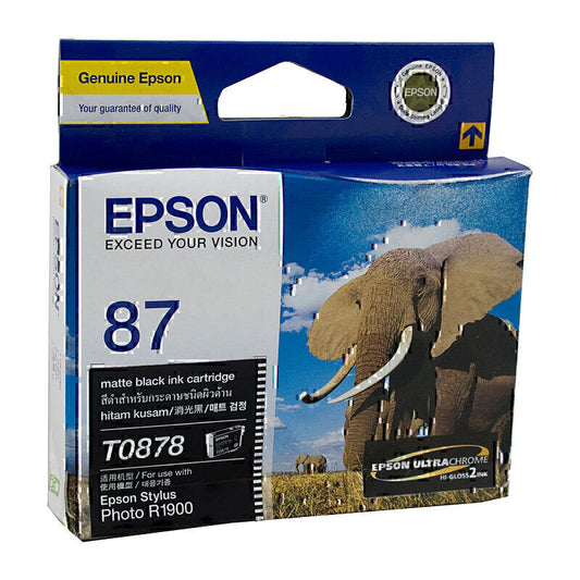 Epson T0878 Matte Black Ink Cartridge 520 pages - C13T087890