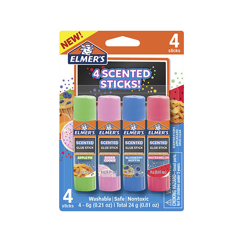 Elmers Scent GlueStick Pk4 Box of 6  - 2142958