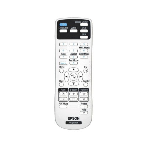 Epson REMOTE CONTROL FOR EB-5xx SERIES SHORT & UST PROJECTORS 1613717