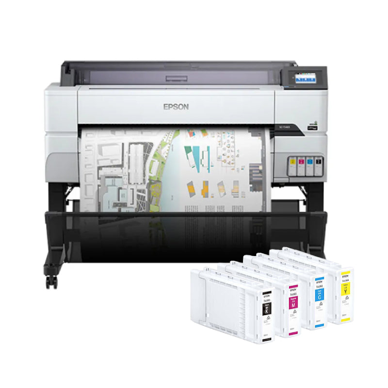 Epson SCT5465 Large Format Printer & E41M Inks - C11CJ56401-INKM ...