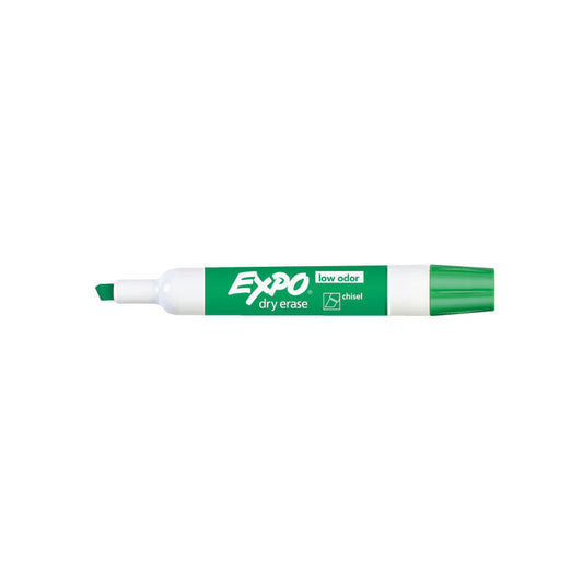 Expo Whiteboard Mrk Chisel Green Box of 12  - 80004